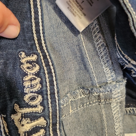 Wallflower Women's Shorts Size 1 Patriotic Pockets - Picture 3 of 3